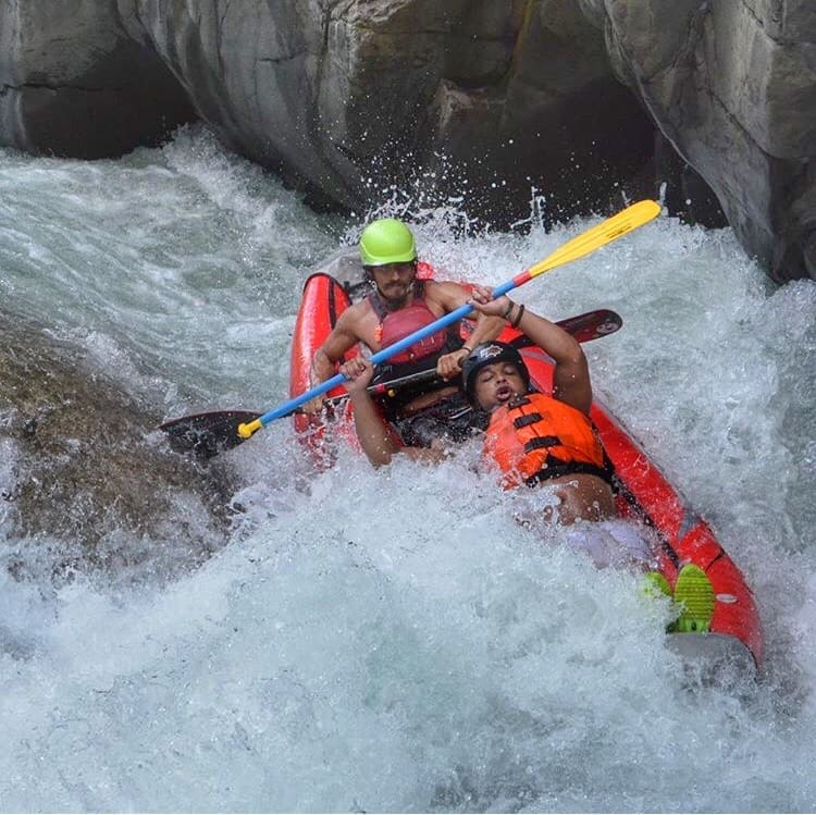 Chorro whitewater rapids